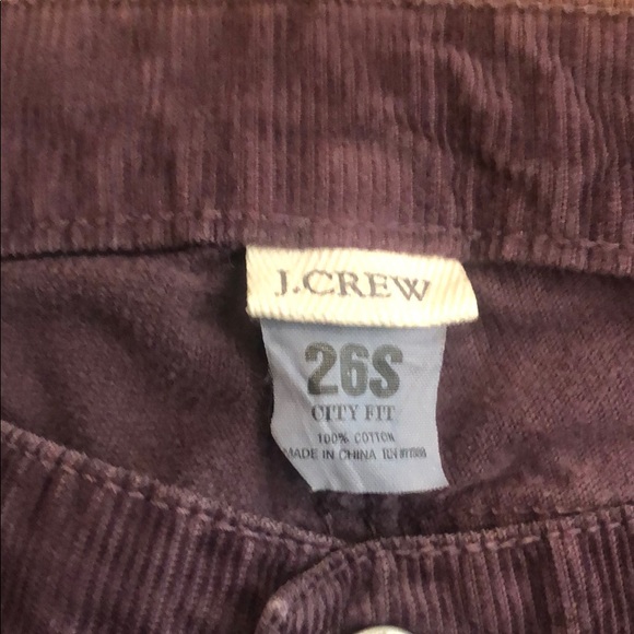 J. Crew Cord Jeans size 26S - Picture 2 of 2